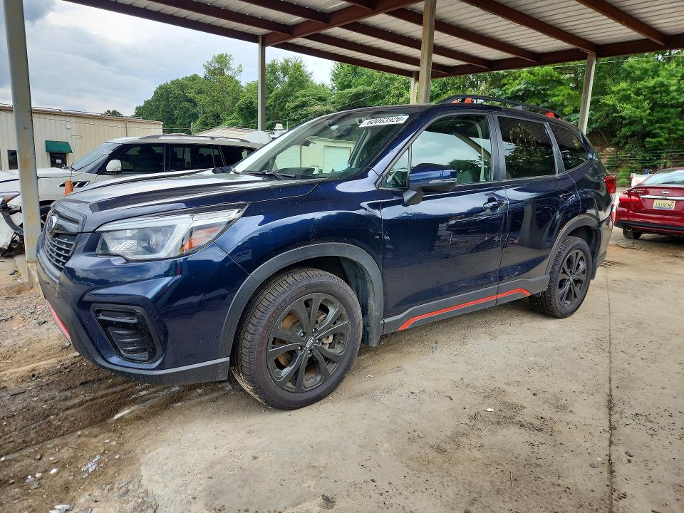 2021 Subaru Forester VIN JF2SKARC0MH591994 COPART salvage auction — REAR END, Al - Cert Of Title-Salvage Title, sold $175 on 2026-07-21 (photo 1)