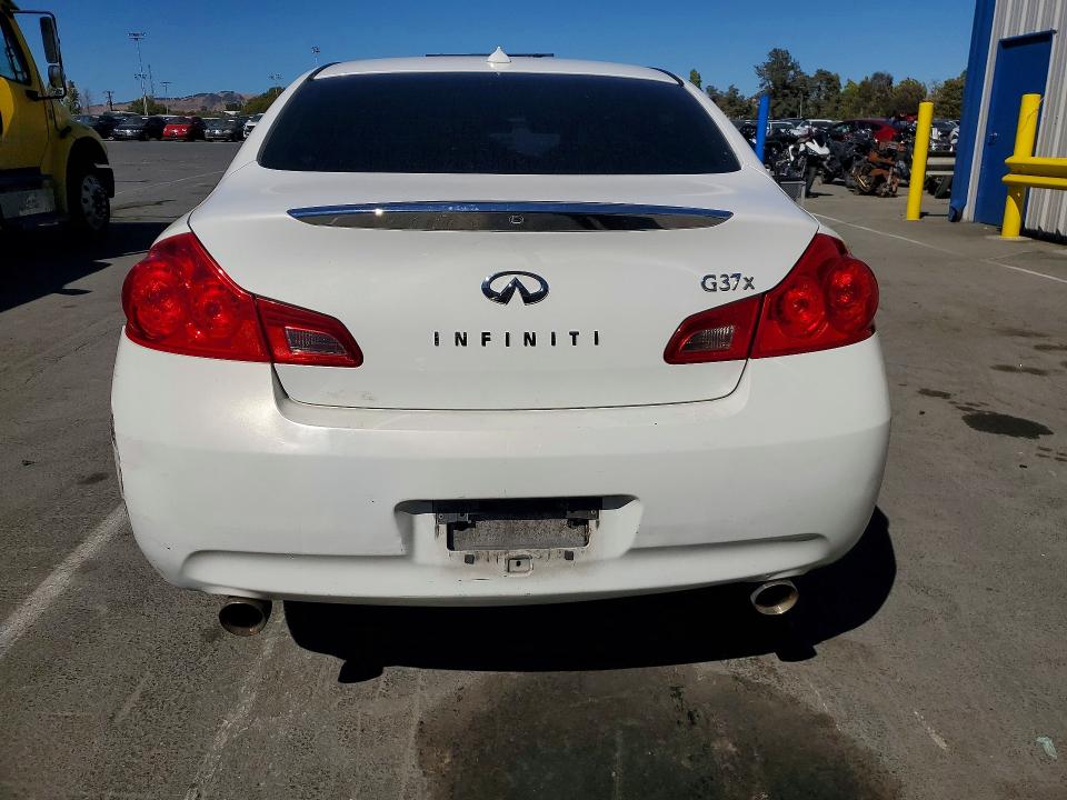 2009 Infiniti G37 VIN JNKCV61F69M358096 COPART salvage auction — SIDE, CA - SALVAGE CERTIFICATE, sold $125 on 2026-07-31 (photo 6)