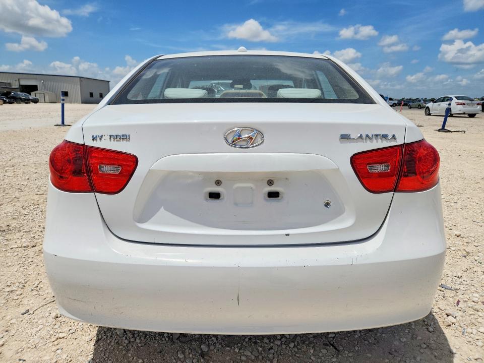 2007 Hyundai Elantra VIN KMHDU46D77U247327 COPART salvage auction — FRONT END, TX - CERTIFICATE OF TITLE (P), sold $725 on 2026-07-23 (photo 6)