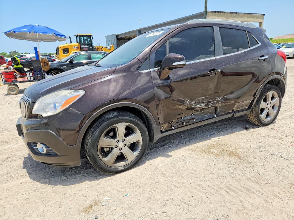 2014 Buick Encore VIN KL4CJBSB3EB749739 COPART salvage auction — SIDE, FL - CERT OF TITLE SLVG REBUILDABLE, sold $150 on 2026-07-30 (photo 1)