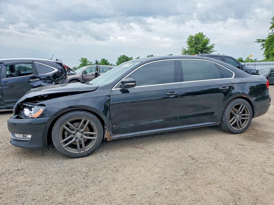 2015 Volkswagen Passat VIN 1VWBS7A34FC024729 COPART salvage auction — FRONT END, ON - PERMIT NO BRAND - UNFIT, sold $350 on 2026-07-28 (photo 1)