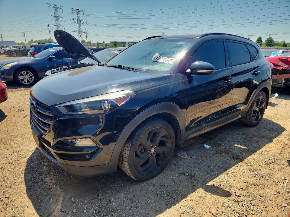2016 Hyundai Tucson VIN KM8J33A25GU068712 COPART salvage auction — MINOR DENT/SCRATCHES, IL - CERTIFICATE OF TITLE (P), sold $4,100 on 2026-07-28 (photo 1)