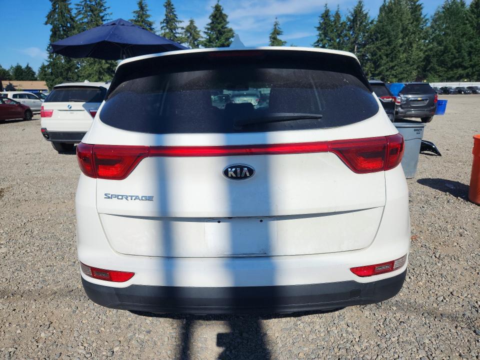 2017 Kia Sportage VIN KNDPMCAC7H7207775 COPART salvage auction — FRONT END, Wa - Bill Of Sale, sold $2,950 on 2026-07-25 (photo 6)