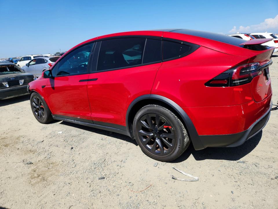 2023 Tesla Model x VIN 7SAXCDE59PF377054 COPART salvage auction — FRONT END, Ca - Salvage Certificate, sold $5,000 on 2026-07-28 (photo 2)