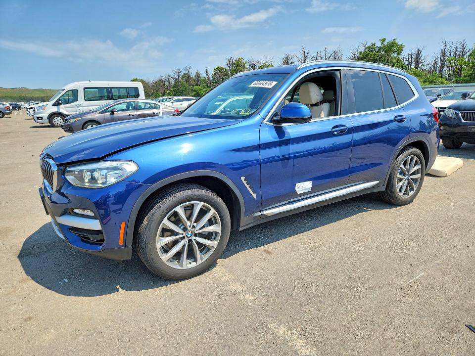 2019 BMW X3 VIN 5UXTR9C58KLR04127 COPART salvage auction — WATER/FLOOD, Ny - Mv907A-Flood Salvage, sold $13,700 on 2026-07-15 (photo 1)