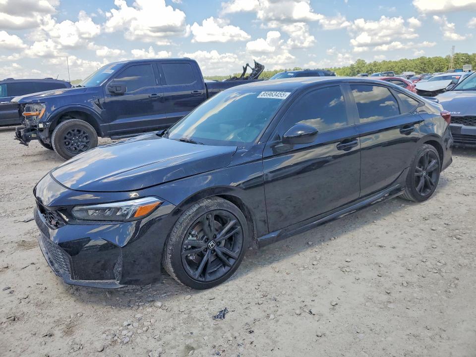 2026 Honda Civic VIN 2HGFE1E59TH471765 COPART salvage auction — WATER/FLOOD, Tx - Salvage Title-Flood Damage, sold $12,100 on 2026-07-28 (photo 1)