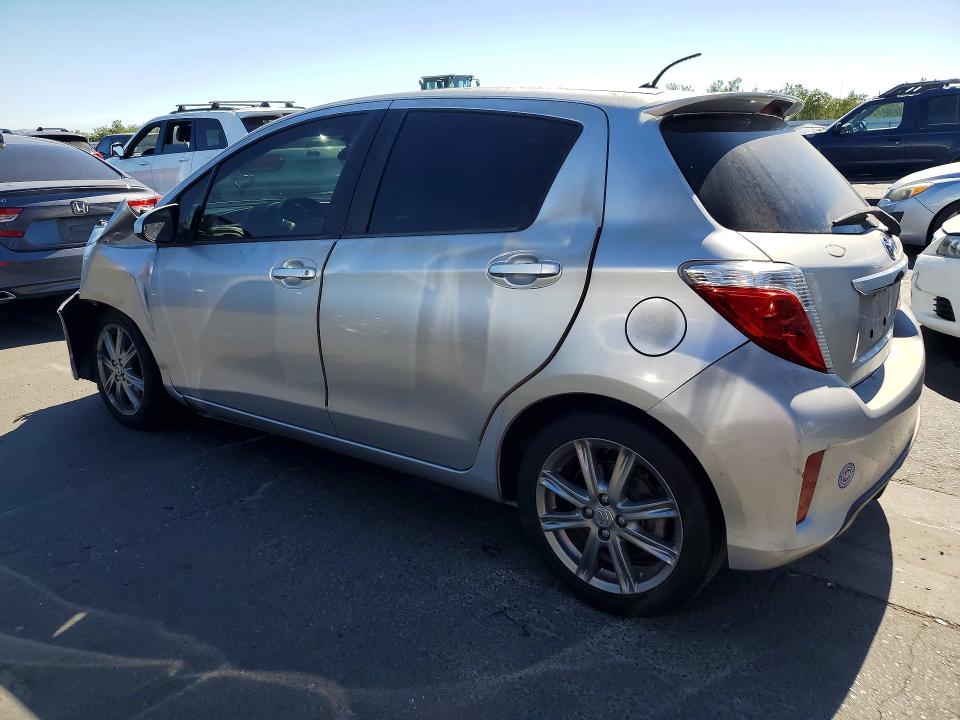 2013 Toyota Yaris VIN JTDKTUD38DD548435 COPART salvage auction — FRONT END, Ca - Salvage Certificate, sold $1,350 on 2026-07-27 (photo 2)
