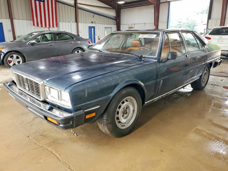 1984 Maserati Quattroporte VIN ZAMBC110XEA305054 COPART salvage auction — MINOR DENT/SCRATCHES, Pa - Cert Of Title (P), sold $3,150 on 2026-07-29 (photo 1)