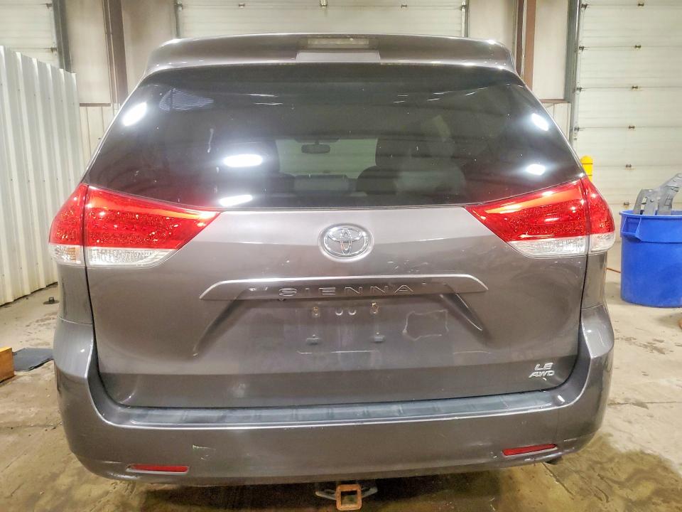 2013 Toyota Sienna VIN 5TDJK3DC8DS069719 COPART salvage auction — FRONT END, PA - CERTIFICATE OF SALVAGE, sold $1,950 on 2026-07-24 (photo 6)