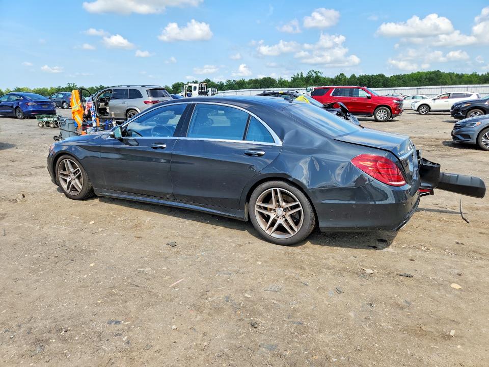 2015 Mercedes-benz S-klasse VIN WDDUG8FB4FA176241 COPART salvage auction — REAR END, Va - Cert Of Title - Salvage, sold $7,000 on 2026-07-29 (photo 2)