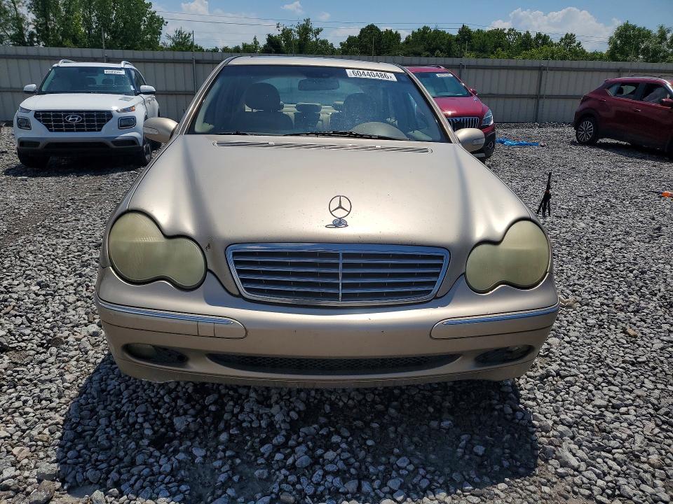 2002 Mercedes-benz C class VIN WDBRF61J12E001887 COPART salvage auction — REAR END, Al - Cert Of Title-Salvage Title, sold $225 on 2026-07-28 (photo 5)