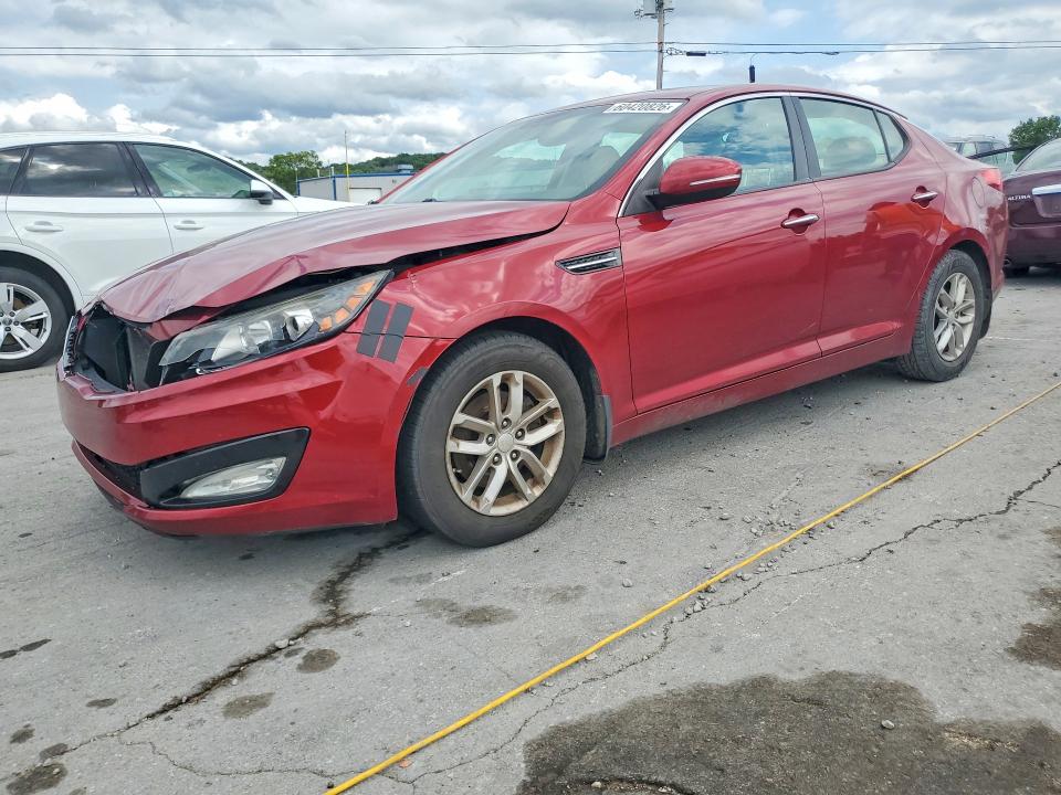 2013 Kia Optima VIN 5XXGM4A75DG237674 COPART salvage auction — FRONT END, Salvage Title, sold $550 on 2026-07-15 (photo 1)