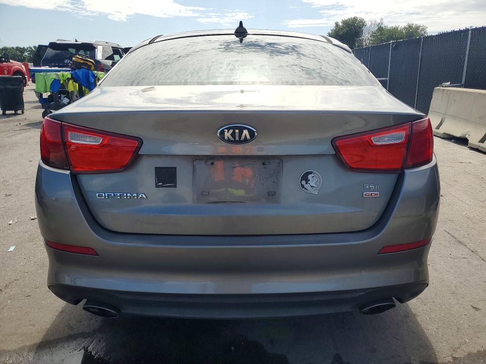 2014 Kia Optima VIN 5XXGM4A79EG300891 COPART salvage auction — SIDE, Fl - Cert Of Title Slvg Rebuildable, sold $375 on 2026-07-21 (photo 6)