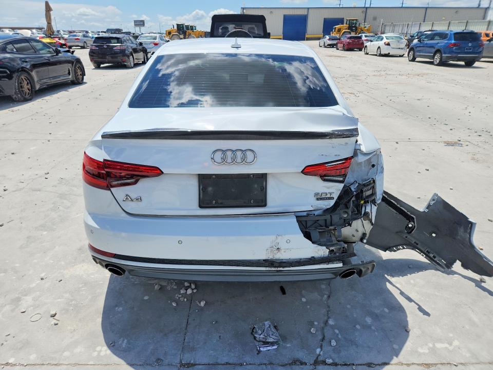2017 Audi A4 VIN WAUPNAF44HA178271 COPART salvage auction — REAR END, TX - SALVAGE VEHICLE TITLE (P), sold $5,300 on 2026-07-17 (photo 6)