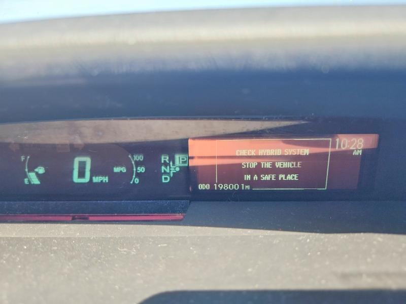 2012 Toyota Prius VIN JTDKN3DU2C1568483 COPART salvage auction — FRONT END, Ok - Cert Of Title-Salvage, sold $925 on 2026-07-15 (photo 9)