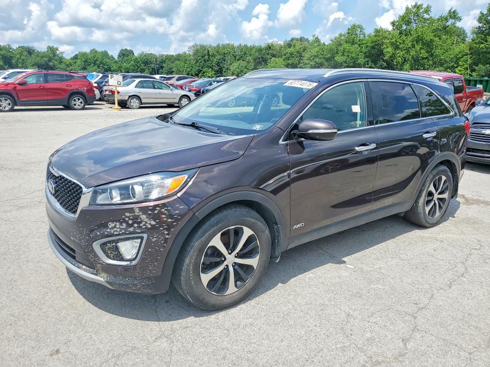 2016 Kia Sorento VIN 5XYPHDA13GG034265 COPART salvage auction — MECHANICAL, In - Certificate Of Title, sold $3,250 on 2026-07-30 (photo 1)