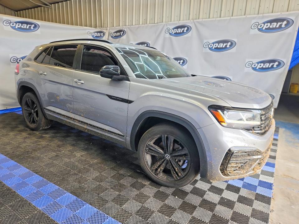 2023 Volkswagen Atlas cross sport VIN 1V2SC2CA4PC212228 COPART salvage auction — SIDE, Ga - Cert Of Title-Salvage, sold $7,225 on 2026-08-18 (photo 4)