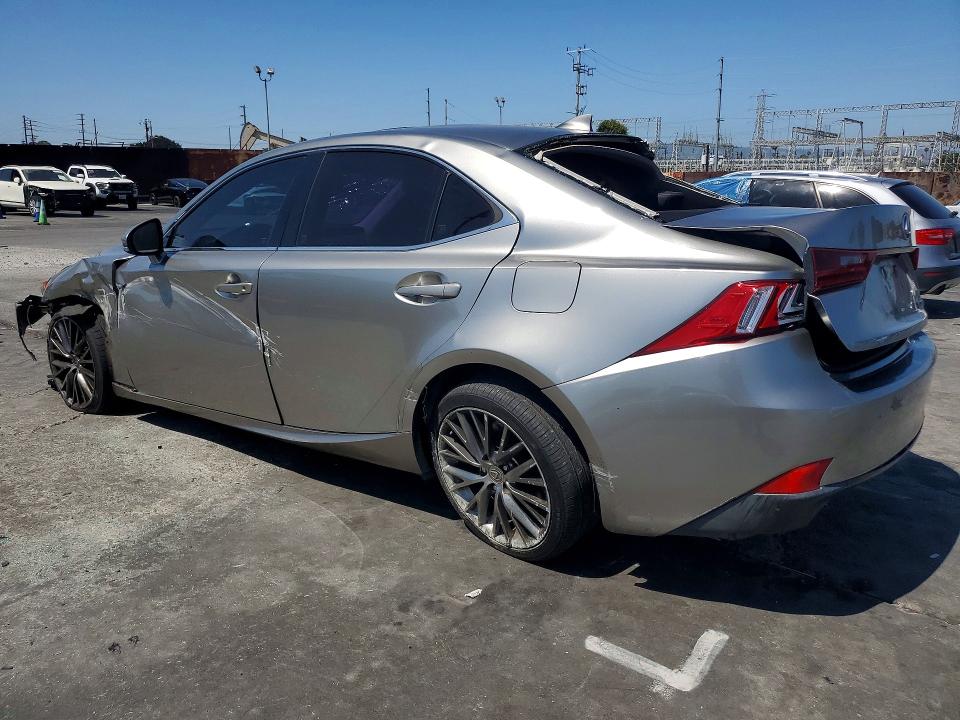 2016 Lexus Is VIN JTHBA1D2XG5011512 COPART salvage auction — ROLLOVER, Ca - Salvage Certificate, sold $1,000 on 2026-07-29 (photo 2)
