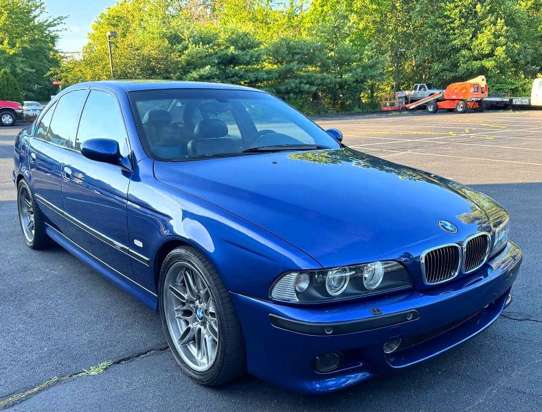 2001 BMW M5 VIN WBSDE93491BZ98489 COPART salvage auction — NORMAL WEAR, Ma - Certificate Of Title (P), sold $13,500 on 2026-07-29 (photo 1)
