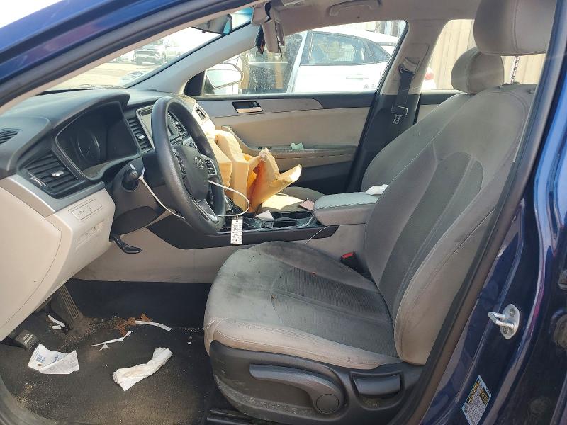 2018 Hyundai Sonata VIN 5NPE24AA5JH720106 COPART salvage auction — FRONT END, Oh - Certificate Of Title (P), sold $2,850 on 2026-07-21 (photo 7)
