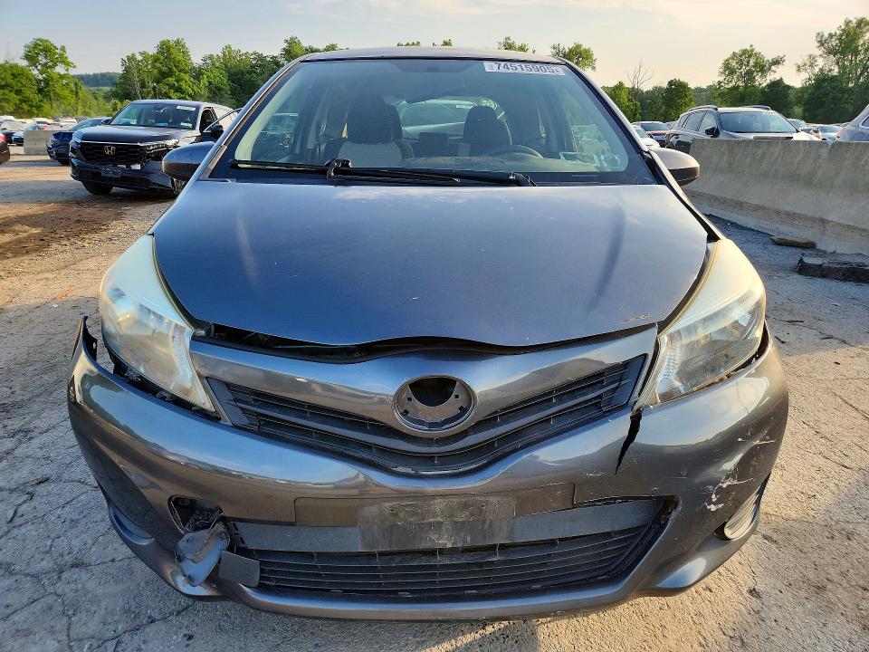 2012 Toyota Yaris VIN JTDJTUD37CD536593 COPART salvage auction — FRONT END, NY - MV-907A SALVAGE CERTIFICATE, sold $350 on 2026-07-21 (photo 5)