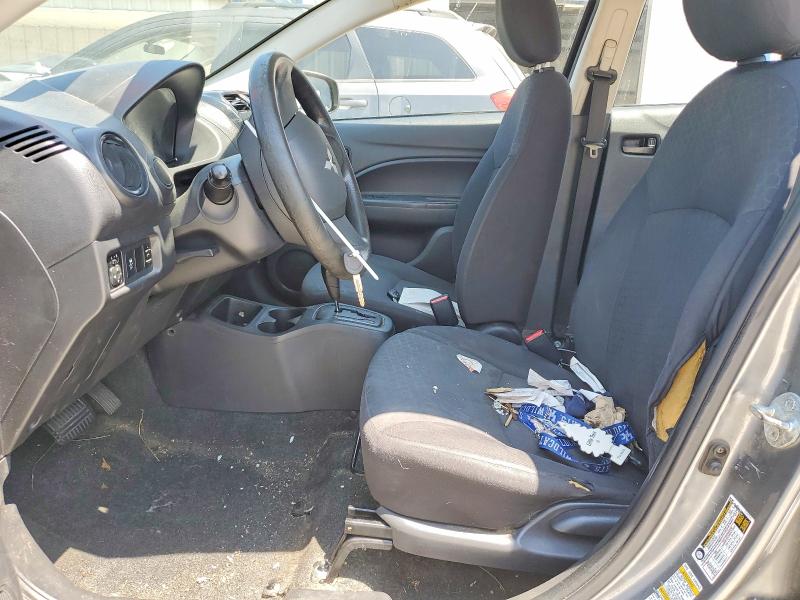 2015 Mitsubishi Mirage VIN ML32A3HJ9FH055256 COPART salvage auction — FRONT END, In - Certificate Of Title, sold $350 on 2026-07-09 (photo 7)