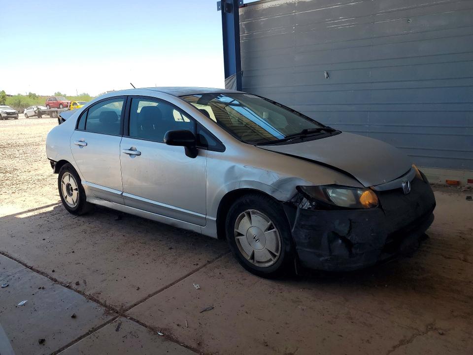 2008 Honda Civic hybrid VIN JHMFA36288S017211 COPART salvage auction — REAR END, Az - Cert Of Title - Salvage, sold $300 on 2026-07-23 (photo 4)