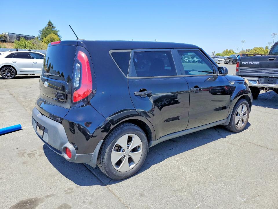 2014 Kia Soul VIN KNDJN2A23E7040542 COPART salvage auction — MECHANICAL, CA - DIS/DLR/EXP ONLY CLEAN TITLE, sold $500 on 2026-07-31 (photo 3)