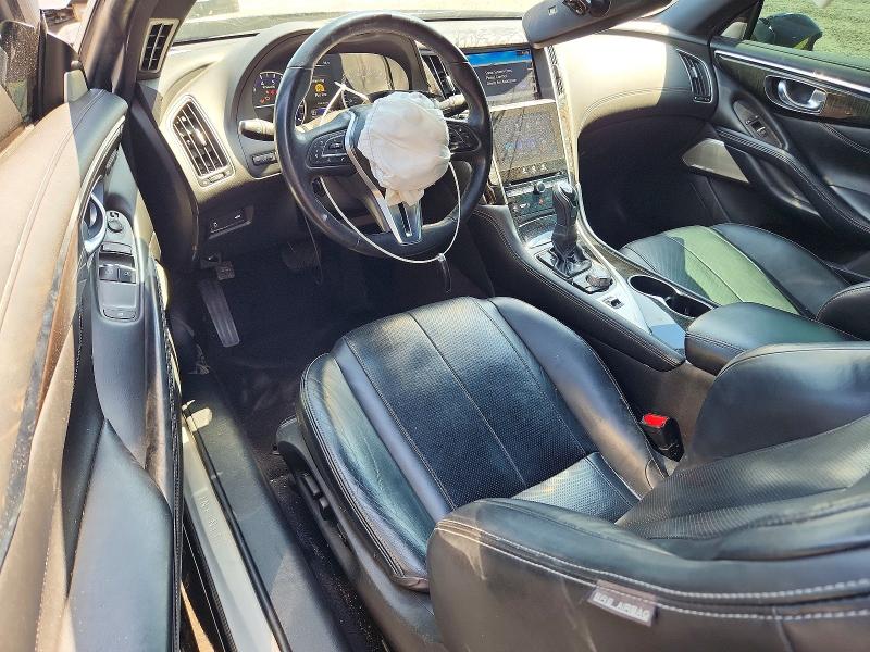 2018 Infiniti Q60 VIN JN1EV7EK7JM341810 COPART salvage auction — FRONT END, VA - CERT OF TITLE - SALVAGE, sold $2,550 on 2026-07-29 (photo 8)