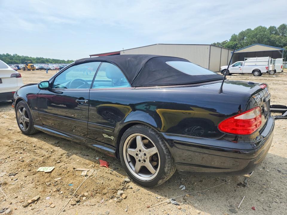 2003 Mercedes-benz Clk-klasse VIN WDBLK70G23T138377 COPART salvage auction — FRONT END, Md - Cert Of Salvage > 75% Damage, sold $525 on 2026-07-28 (photo 2)