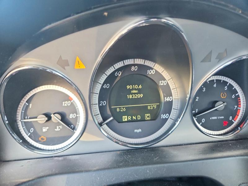 2010 Mercedes-benz C class VIN WDDGF8BB7AF424452 COPART salvage auction — WATER/FLOOD, FL - CERT OF TITLE-SLVG REBLD FLOOD, sold $425 on 2026-08-10 (photo 9)