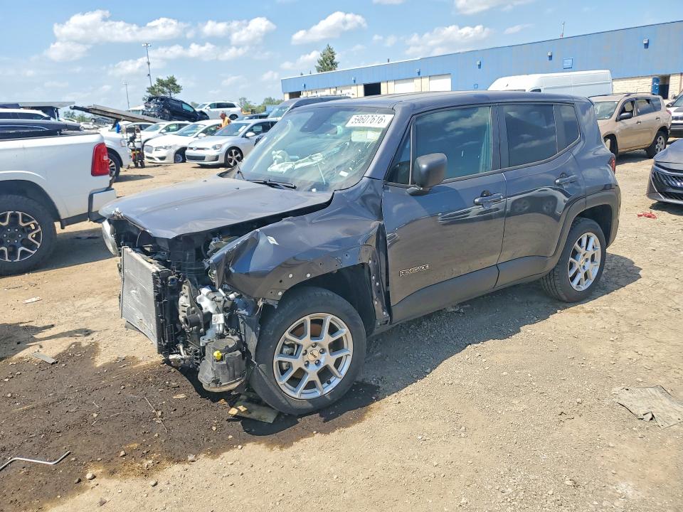 2023 Jeep VIN ZACNJDB10PPP71933 COPART salvage auction — FRONT END, Fl - Certificate Of Destruction, sold $3,200 on 2026-07-27 (photo 1)