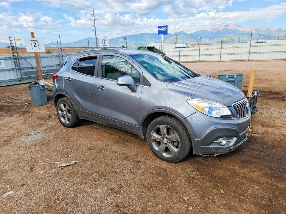 2014 Buick Encore VIN KL4CJHSB0EB734019 COPART salvage auction — HAIL, CO - DIS/DLR/EXP ONLY CLEAN TITLE, sold $1,400 on 2026-08-03 (photo 4)