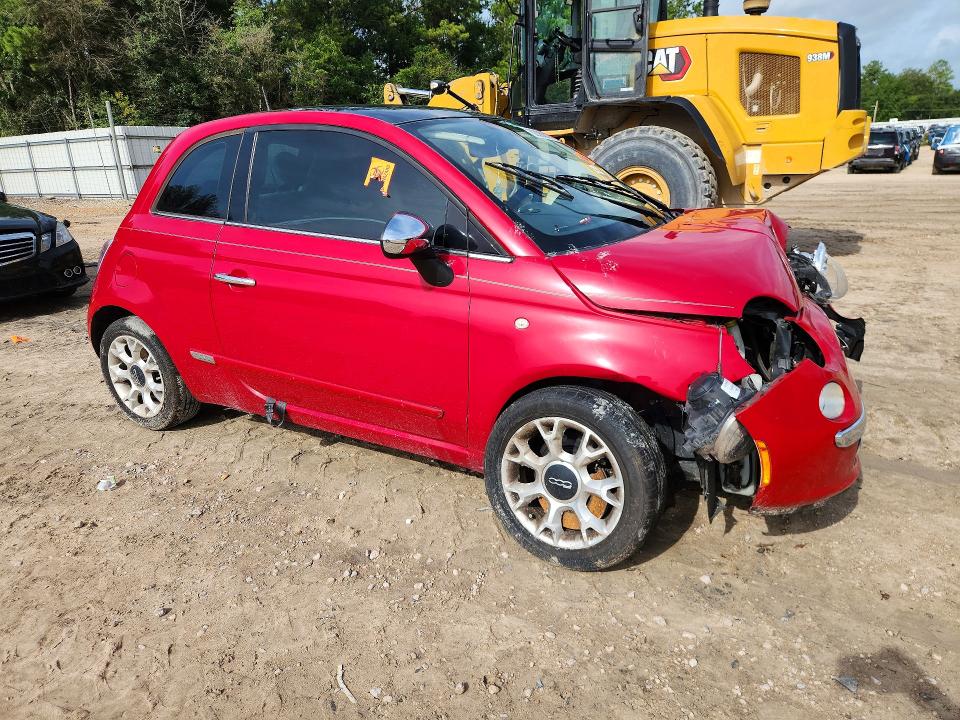 2017 Fiat 500 VIN 3C3CFFCR1HT506108 COPART salvage auction — FRONT END, Fl - Cert Of Title Slvg Rebuildable, sold $225 on 2026-07-31 (photo 4)