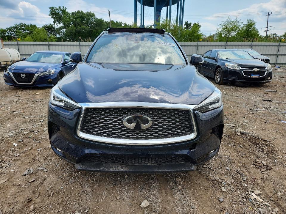 2021 Infiniti Qx50 VIN 3PCAJ5DBXMF123967 COPART salvage auction — VANDALISM, Az - Cert Of Title - Salvage, sold $4,900 on 2026-07-31 (photo 5)