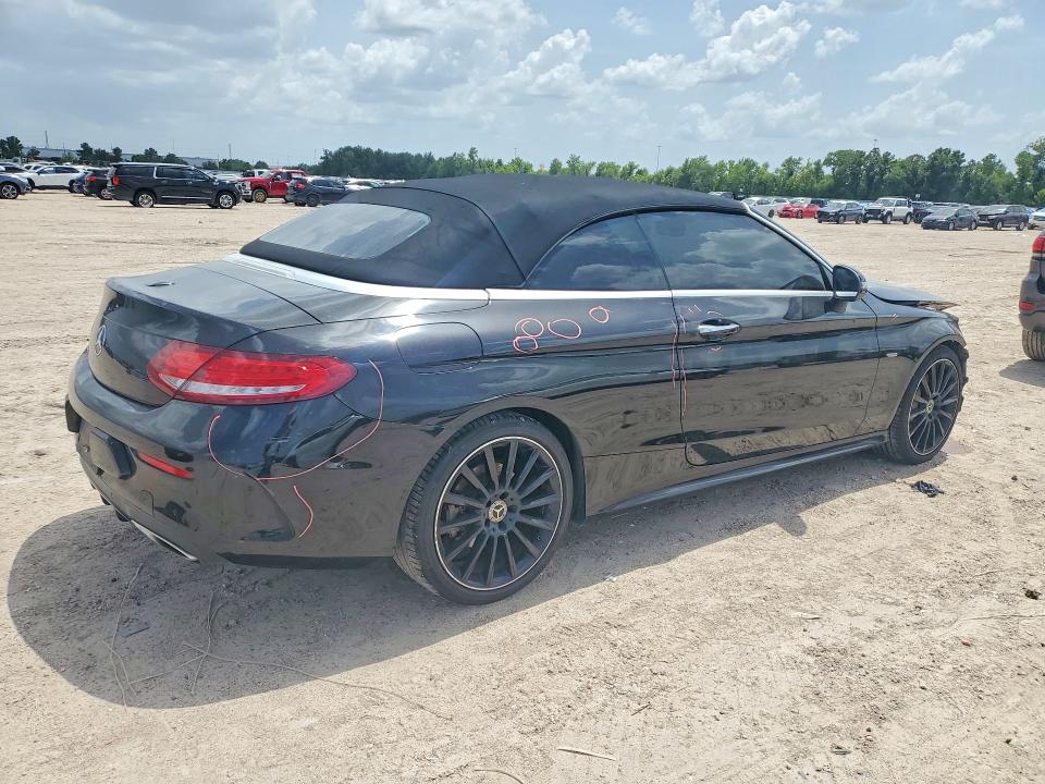 2018 Mercedes-benz C-klasse VIN WDDWK4JB6JF649415 COPART salvage auction — FRONT END, Tx - Salvage Vehicle Title, sold $5,900 on 2026-08-14 (photo 3)