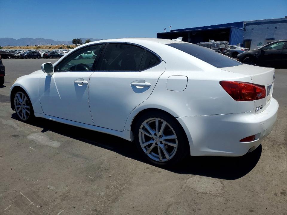 2007 Lexus Is VIN JTHBK262472032387 COPART salvage auction — MINOR DENT/SCRATCHES, Ca - Dis/Dlr/Exp Clean W/Salv Hist, sold $1,500 on 2026-07-15 (photo 2)