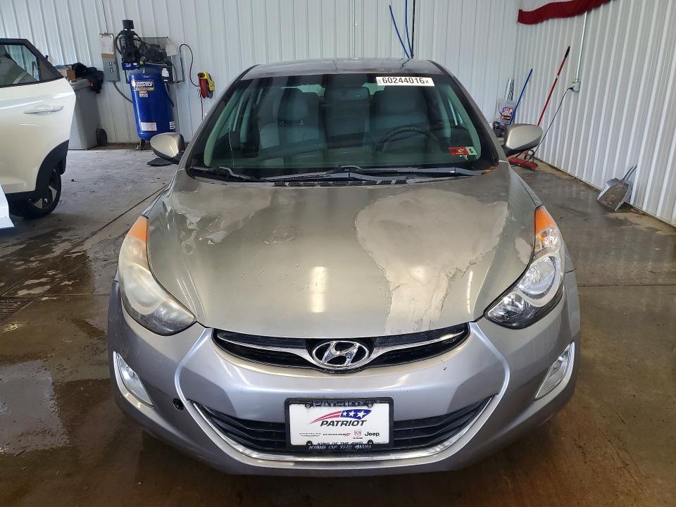 2012 Hyundai Elantra VIN KMHDH4AE8CU387921 COPART salvage auction — MECHANICAL, WV - CERTIFICATE OF TITLE, sold $575 on 2026-07-22 (photo 5)