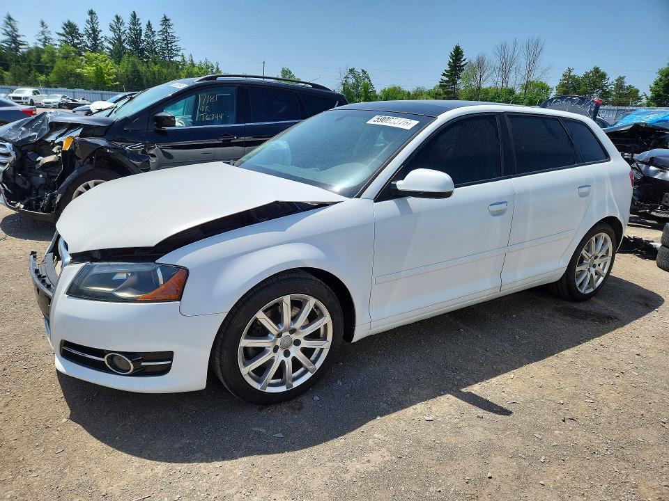 2011 Audi A3 VIN WAUNFCFM4BA167780 COPART salvage auction — FRONT END, ON - PERMIT SALVAGE, sold $300 on 2026-07-28 (photo 1)