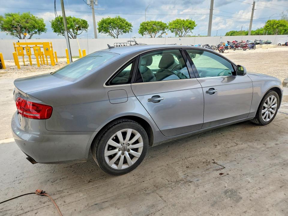 2009 Audi A4 VIN WAULK98K89N034475 COPART salvage auction — FRONT END, Fl - Cert Of Title Slvg Rebuildable, sold $275 on 2026-07-29 (photo 3)