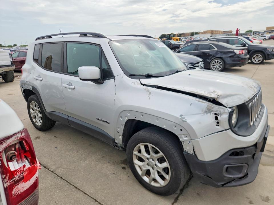 2017 Jeep Renegade VIN ZACCJBBB1HPE63565 COPART salvage auction — FRONT END, MT - CERTIFICATE OF TITLE, sold $925 on 2026-08-17 (photo 4)