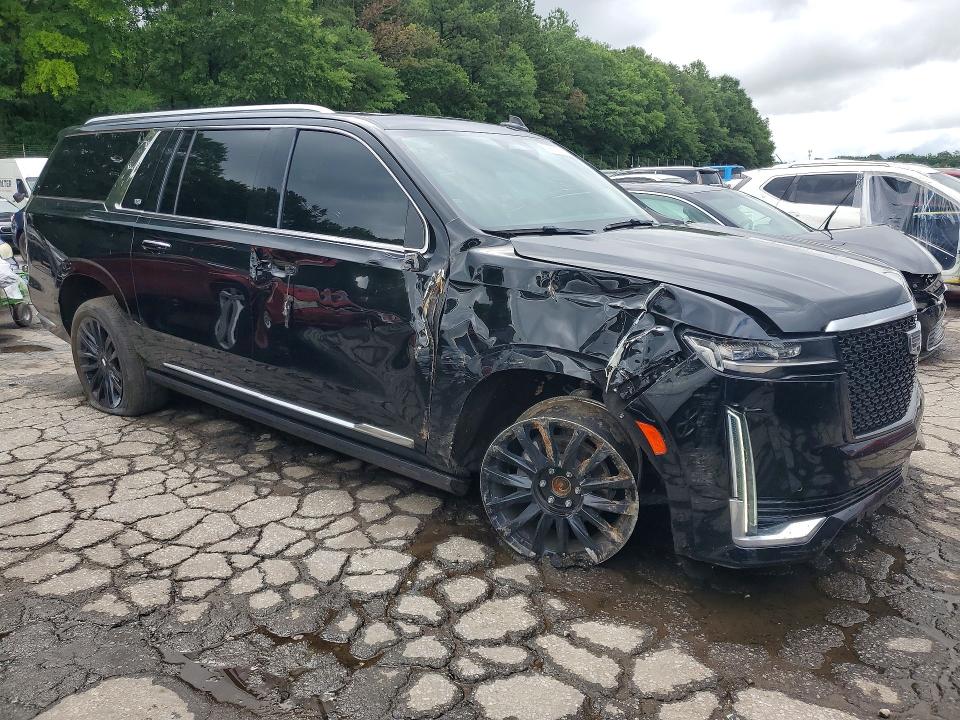 2022 Cadillac Escalade VIN 1GYS4LKL5NR208605 COPART salvage auction — FRONT END, Ga - Cert Of Title-Salvage, sold $24,600 on 2026-08-25 (photo 4)