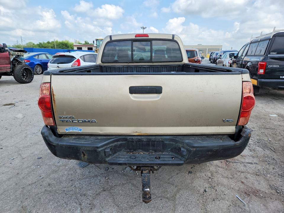 2006 Toyota Tacoma VIN 5TEUU42NX6Z172762 COPART salvage auction — FRONT END, IN - CERTIFICATE OF TITLE (P), sold $2,500 on 2026-07-24 (photo 6)