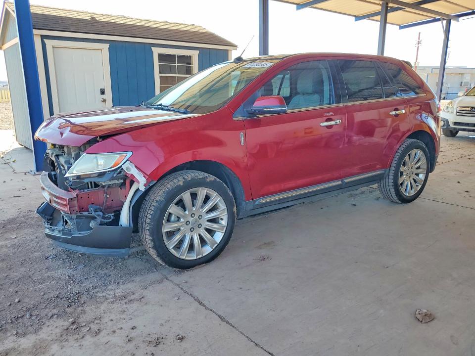 2013 Lincoln Mkx VIN 2LMDJ6JK3DBL39308 COPART salvage auction — FRONT END, AZ - CERT OF TITLE - SALVAGE, sold $1,800 on 2026-07-23 (photo 1)