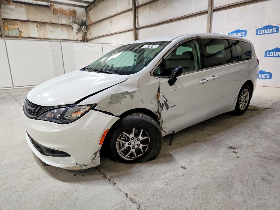 2023 Chrysler Voyager VIN 2C4RC1CG4PR625594 COPART salvage auction — FRONT END, Fl - Cert Of Title Slvg Rebuildable, sold $3,450 on 2026-07-13 (photo 1)