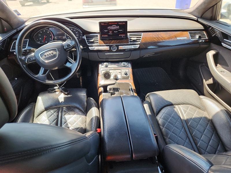2013 Audi A8 VIN WAURGAFD0DN019947 COPART salvage auction — REAR END, Co - Dis/Dlr/Exp Only Clean Title, sold $2,000 on 2026-07-30 (photo 8)