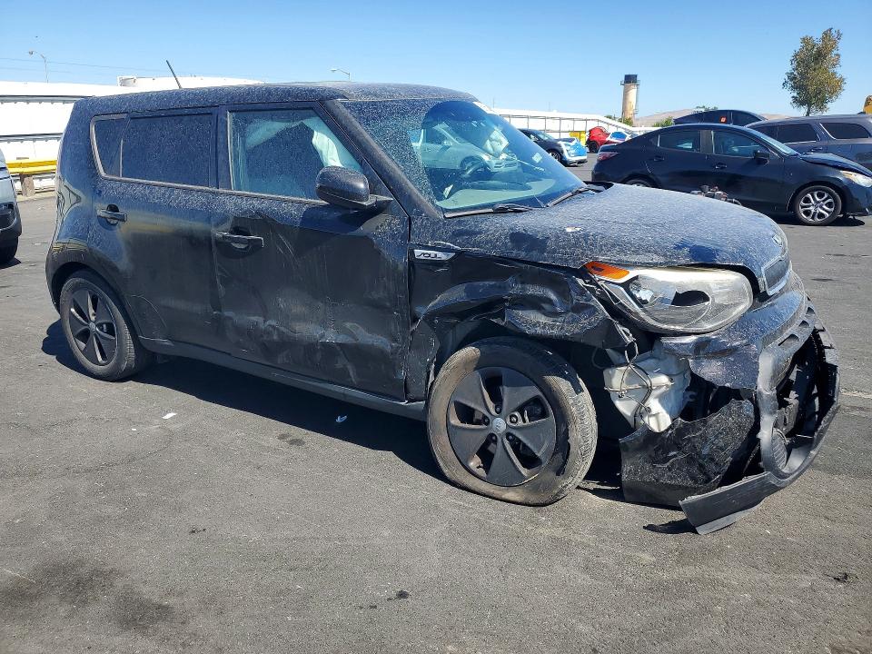 2016 Kia Soul VIN KNDJN2A21G7258322 COPART salvage auction — FRONT END, Ca - Salvage Certificate, sold $500 on 2026-07-27 (photo 4)