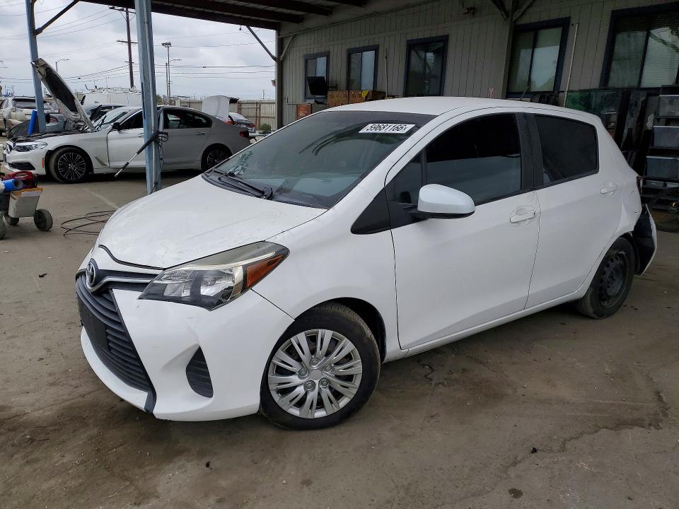 2017 Toyota Yaris VIN VNKKTUD33HA084694 COPART salvage auction — REAR END, CA - SALVAGE CERTIFICATE, sold $2,150 on 2026-07-23 (photo 1)