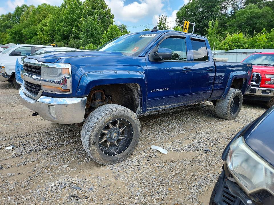 2016 Chevrolet Silverado VIN 1GCVKREC4GZ217550 COPART salvage auction — FRONT END, Wv - Salvage Certificate, sold $5,700 on 2026-09-03 (photo 1)