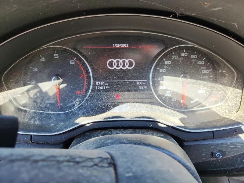 2021 Audi A4 VIN WAUABAF49MA069376 COPART salvage auction — ROLLOVER, Ca - Salvage Acquisition Billofsale, sold $2,600 on 2026-07-31 (photo 9)
